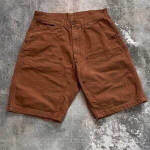 Vintage Carhartt Double Knee Shorts. Brown Size 32